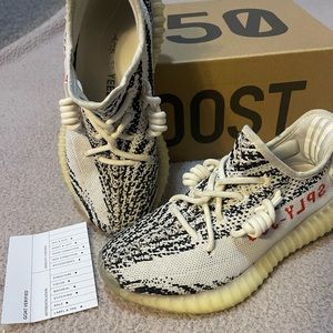 Yeezy Boost 350 1st release zebras